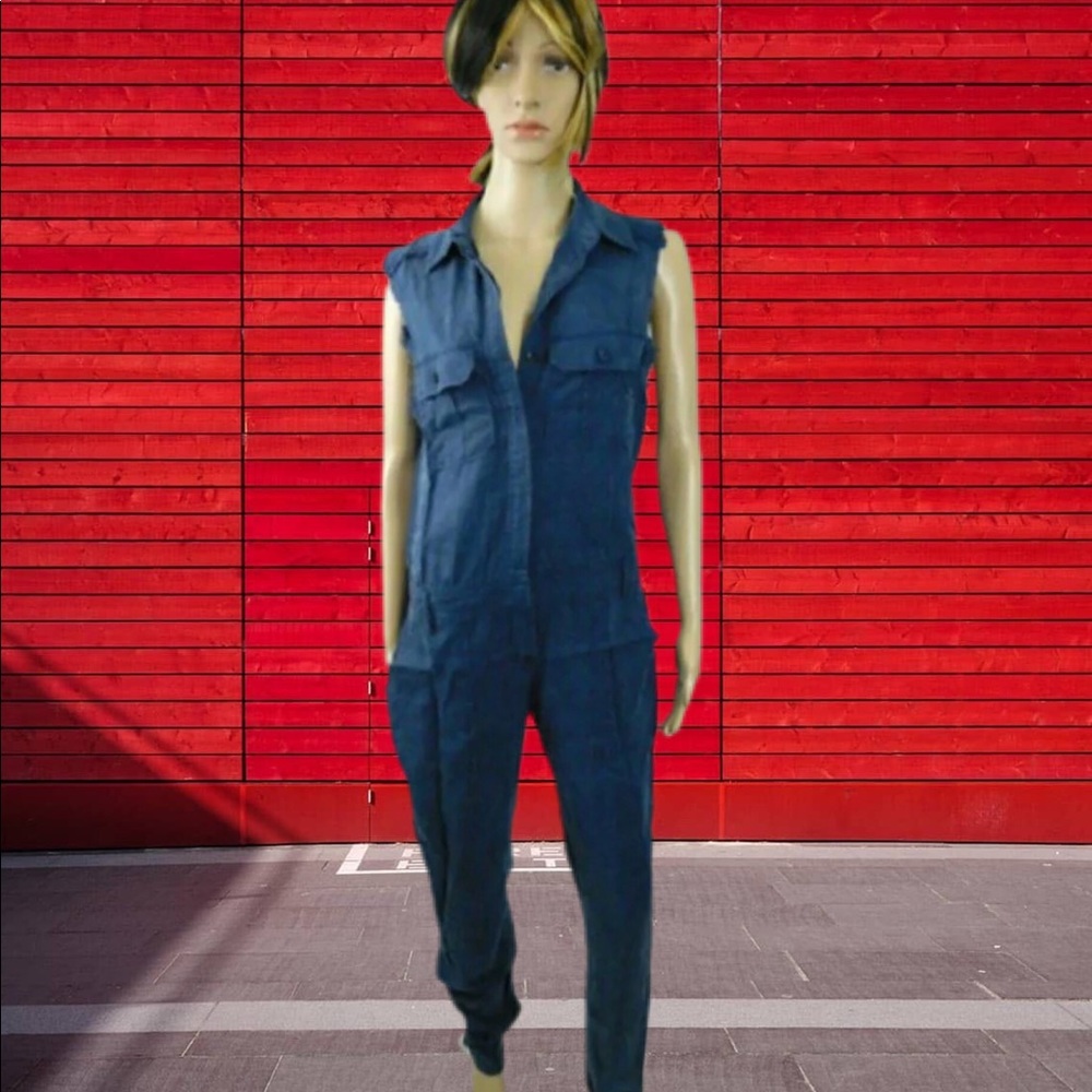SOLD! Distressed Military Jumpsuit - Picture 8 of 16